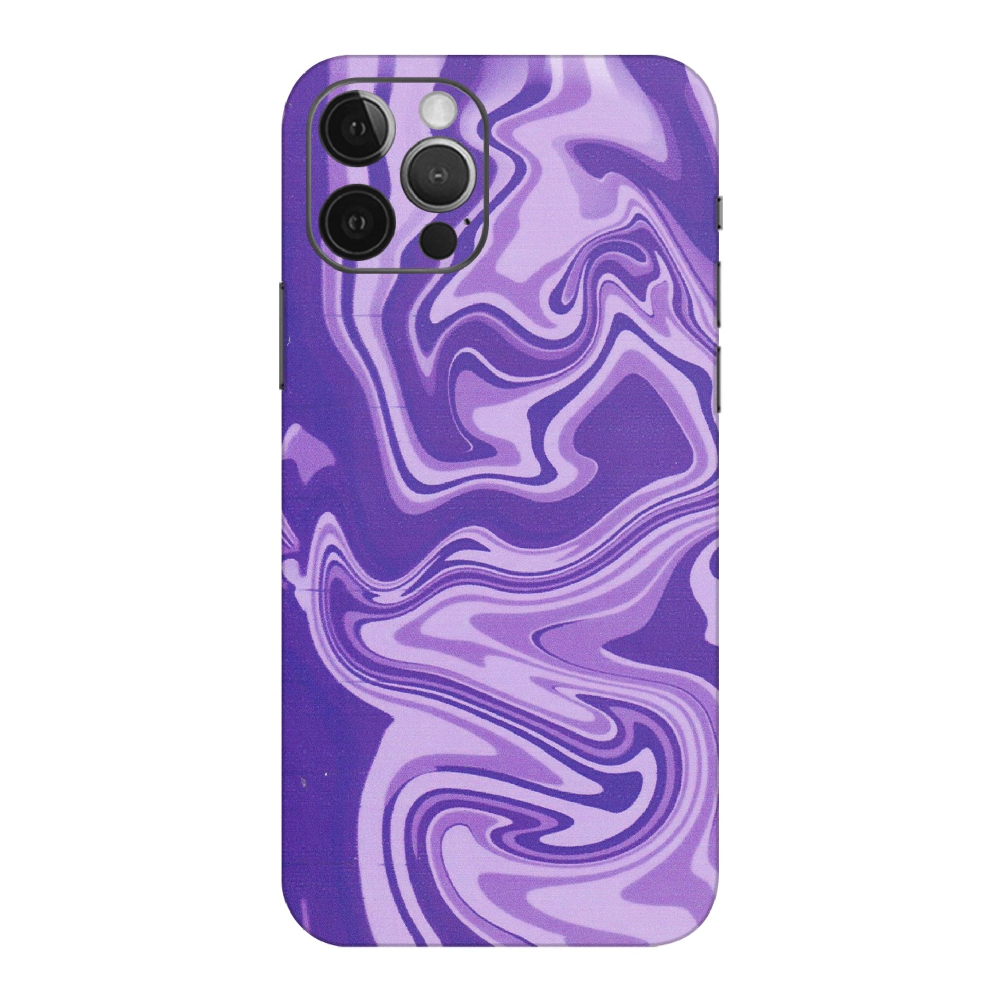 Apple iPhone Skins (All Models) - Hazy Purple Nights - Matte Finish (M-14) iPhone 12 Pro Max