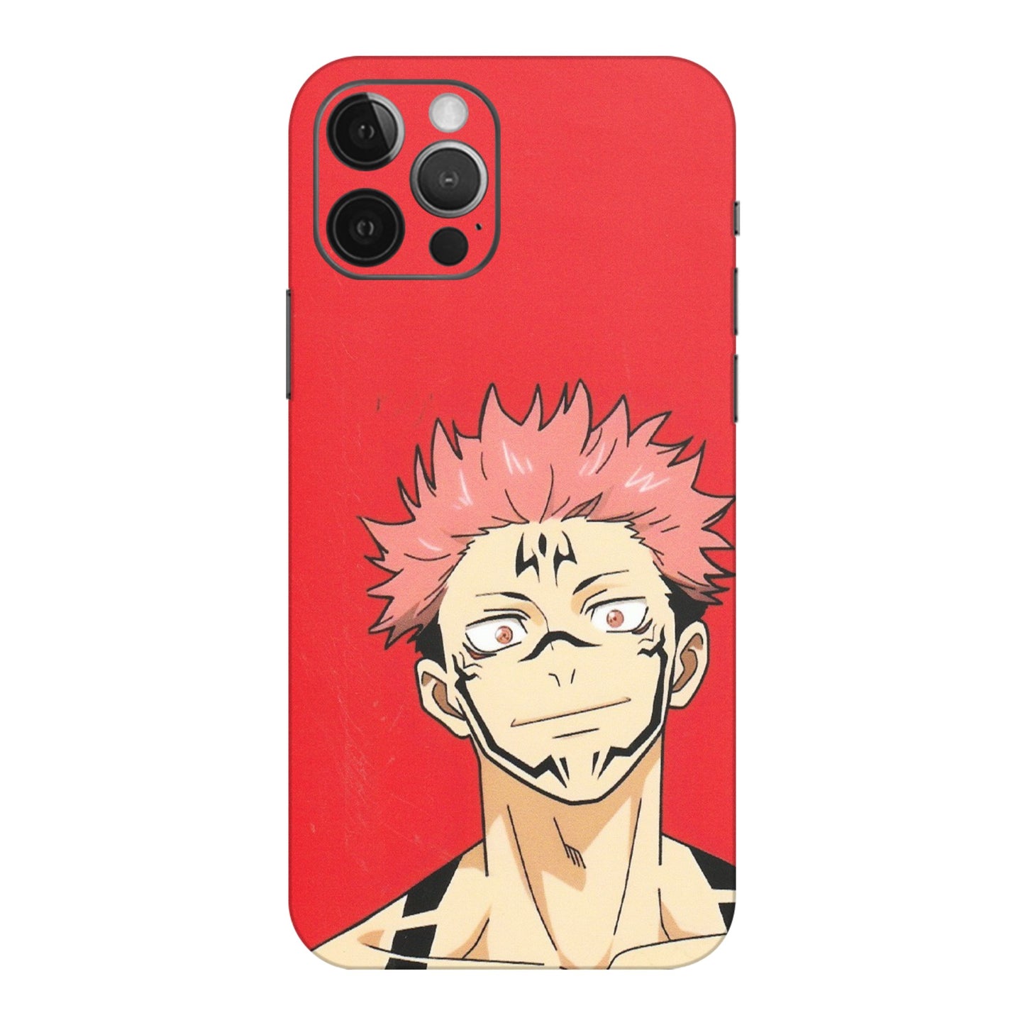 Apple iPhone Skins (All Models) - Ryomen Sukuna Fun Anime - Matte Finish (M-153) iPhone 12 Pro Max