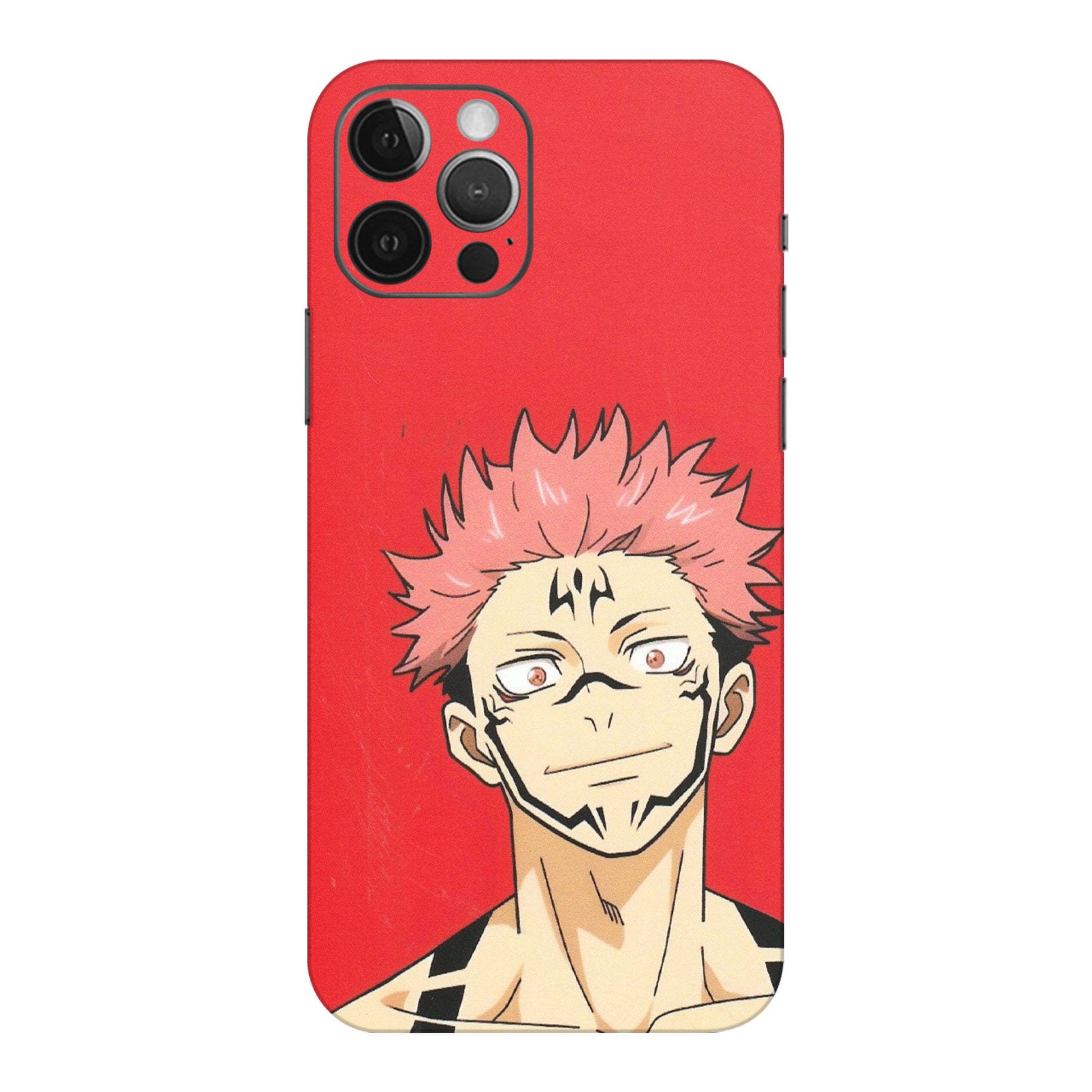 Apple iPhone Skins (All Models) - Ryomen Sukuna Fun Anime - Matte Finish (M-153) iPhone 12 Pro Max