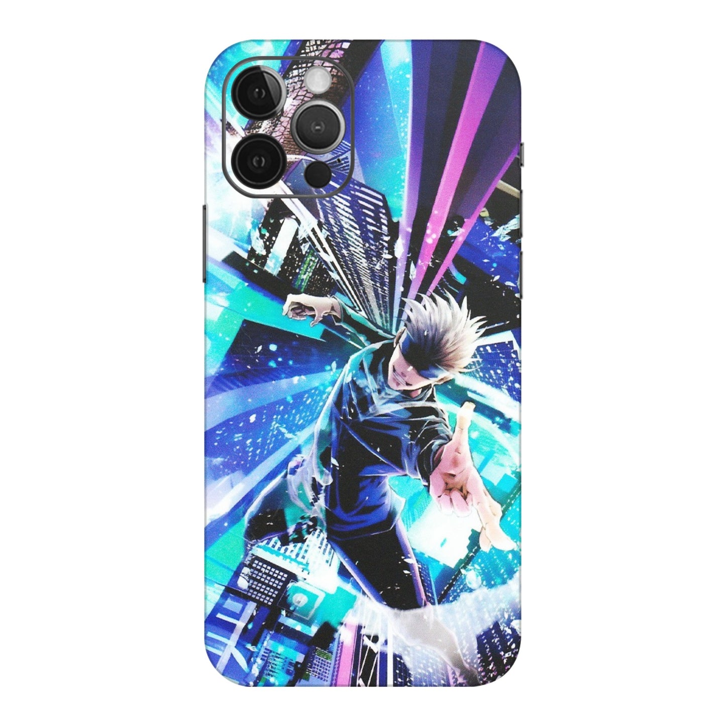 Apple iPhone Skins (All Models) - Manga Action Jujustu Kaisen Anime - Matte Finish (M-155) iPhone 12 Pro Max