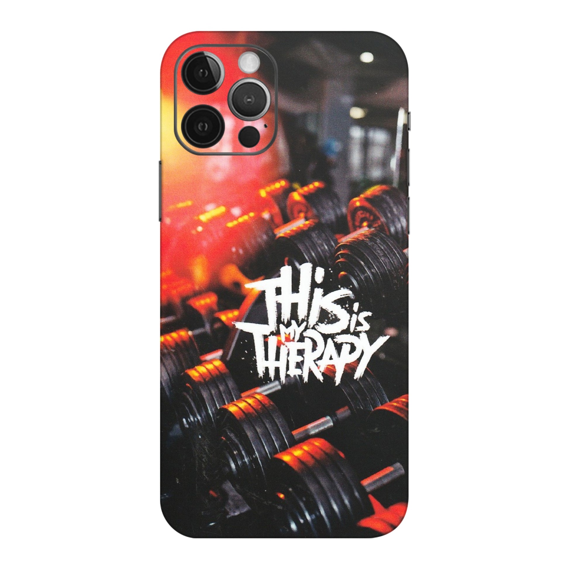 Apple iPhone Skins (All Models) - GYM Lover Therapy - Matte Finish (M-160) iPhone 12 Pro Max