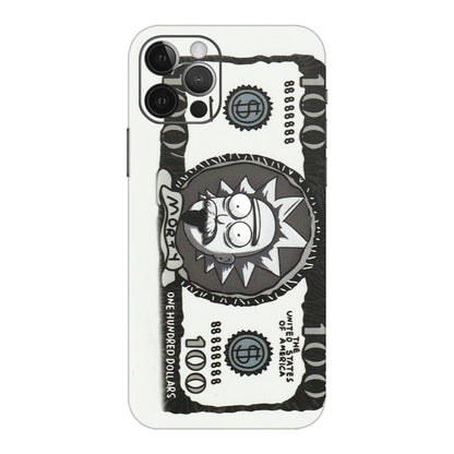 Apple iPhone Skins (All Models) - Rick And Morty Hundred Dollar Anime - Matte Finish (M-161) iPhone 12 Pro Max