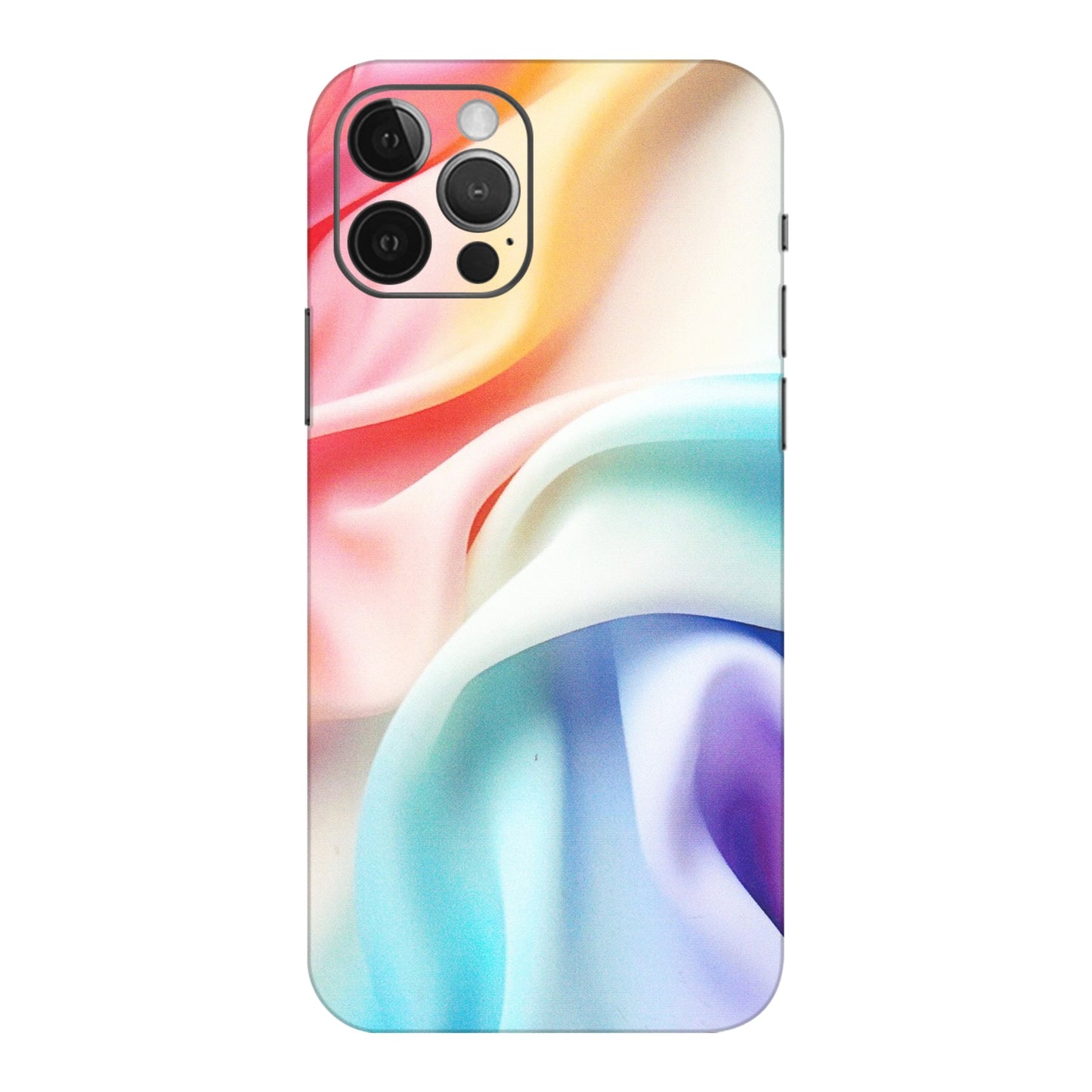 Apple iPhone Skins (All Models) - Colourful Silk Cloth - Matte Finish (M-165) iPhone 12 Pro Max