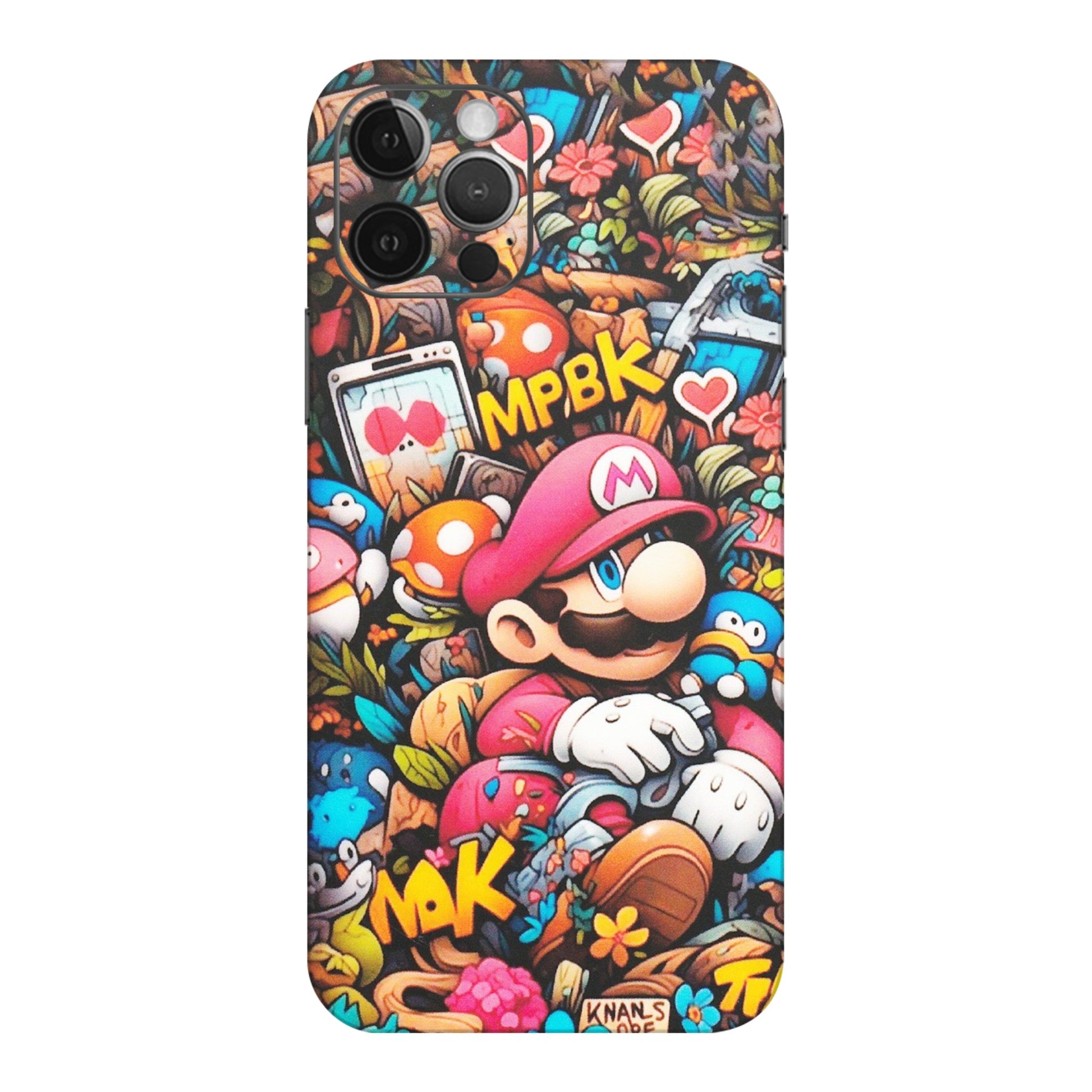 Apple iPhone Skins (All Models) - Super Mario Bros Artistic - Matte Finish (M-173) iPhone 12 Pro Max