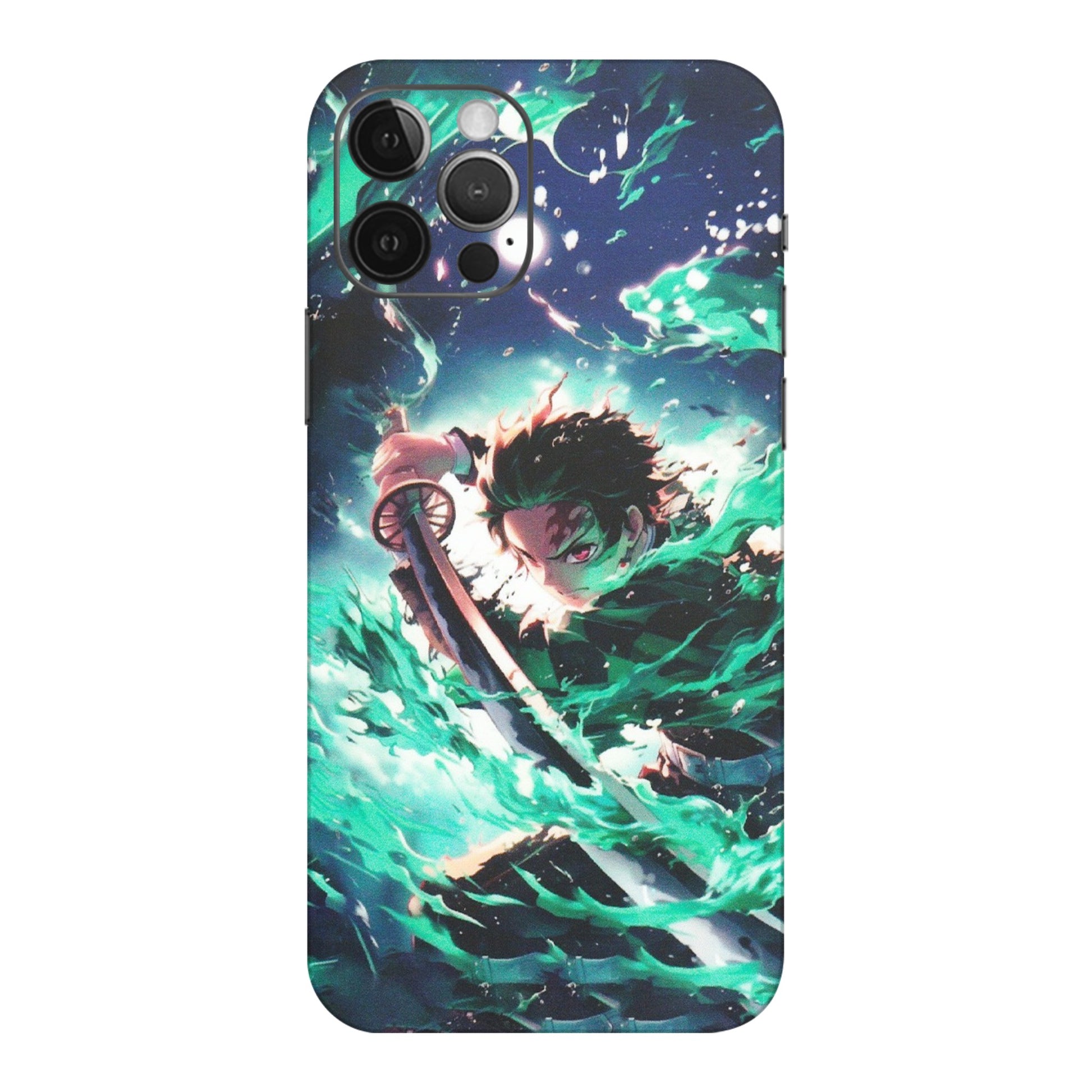 Apple iPhone Skins (All Models) - Sword Fighter Anime - Matte Finish (M-29) iPhone 12 Pro Max