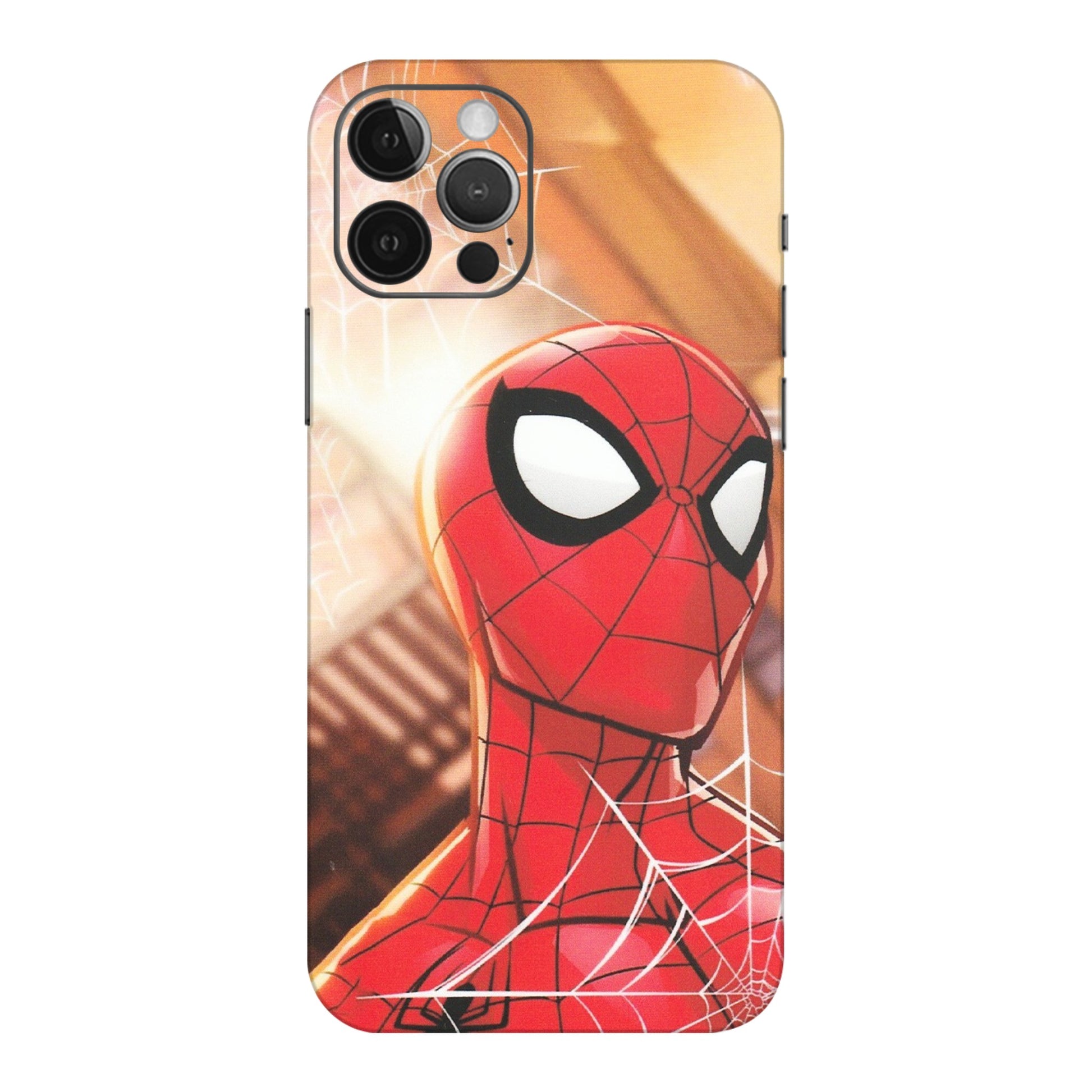 Apple iPhone Skins (All Models) - Spiderman Face New - Matte Finish (M-41) iPhone 12 Pro Max