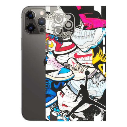 Apple iPhone Skins (All Models) - Jordan Sneakers Fan - Matte Finish (M-80) iPhone 12 Pro Max