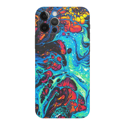 Apple iPhone Skins (All Models) - Majestic Galactic Marbel - Matte Finish (M-85) iPhone 12 Pro Max