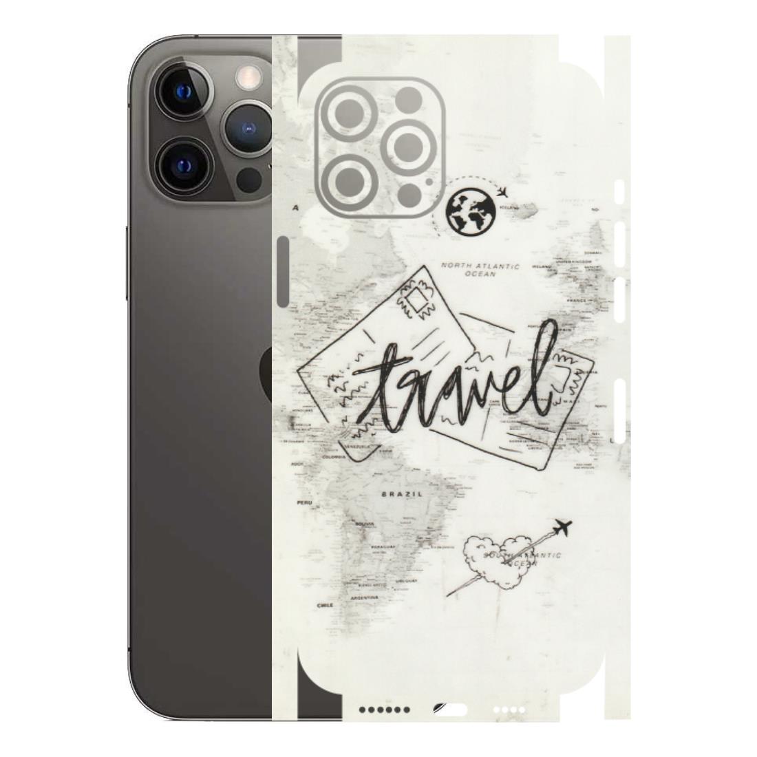 Apple iPhone Skins (All Models) - Travel Ticket - Transparent Finish (T-06) iPhone 12 Pro Max