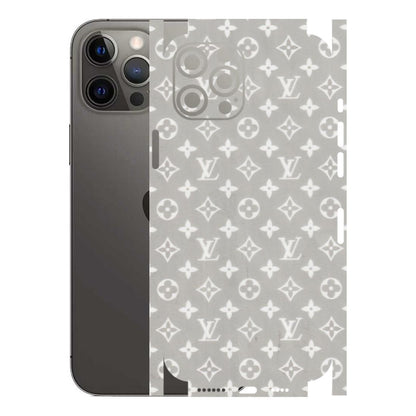 Apple iPhone Skins (All Models) - Luxury Brands Logo - Transparent Finish (T-07) iPhone 12 Pro Max