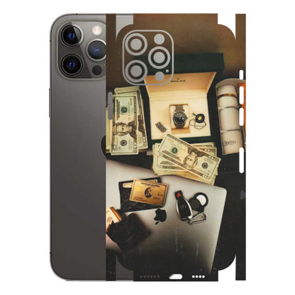 Apple iPhone Skins (All Models) - Luxury Lifestyle - Transparent Finish (T-11) iPhone 12 Pro Max