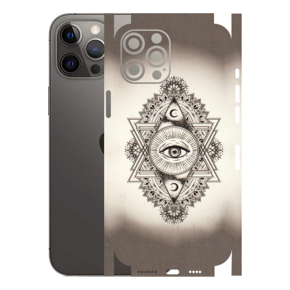 Apple iPhone Skins (All Models) - Illuminati Great Eye - Transparent Finish (T-14) iPhone 12 Pro Max