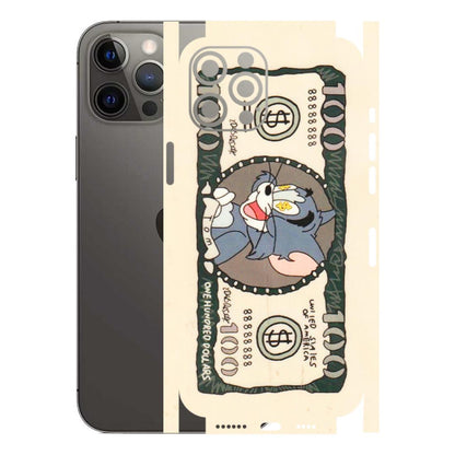 Apple iPhone Skins (All Models) - One Hundred Dollar Tom - Transparent Finish (T-16) iPhone 12 Pro Max