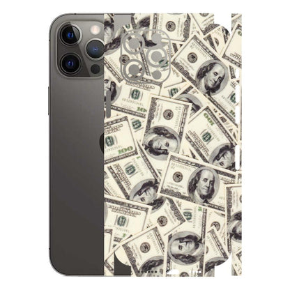 Apple iPhone Skins (All Models) - Dollar Lover - Transparent Finish (T-17) iPhone 12 Pro Max