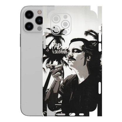 Apple iPhone Skins (All Models) - Pab Escobar - Transparent Finish (T-05) iPhone 12 Pro