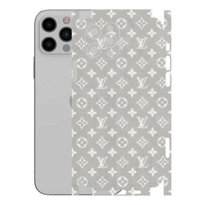 Apple iPhone Skins (All Models) - Luxury Brands Logo - Transparent Finish (T-07) iPhone 12 Pro