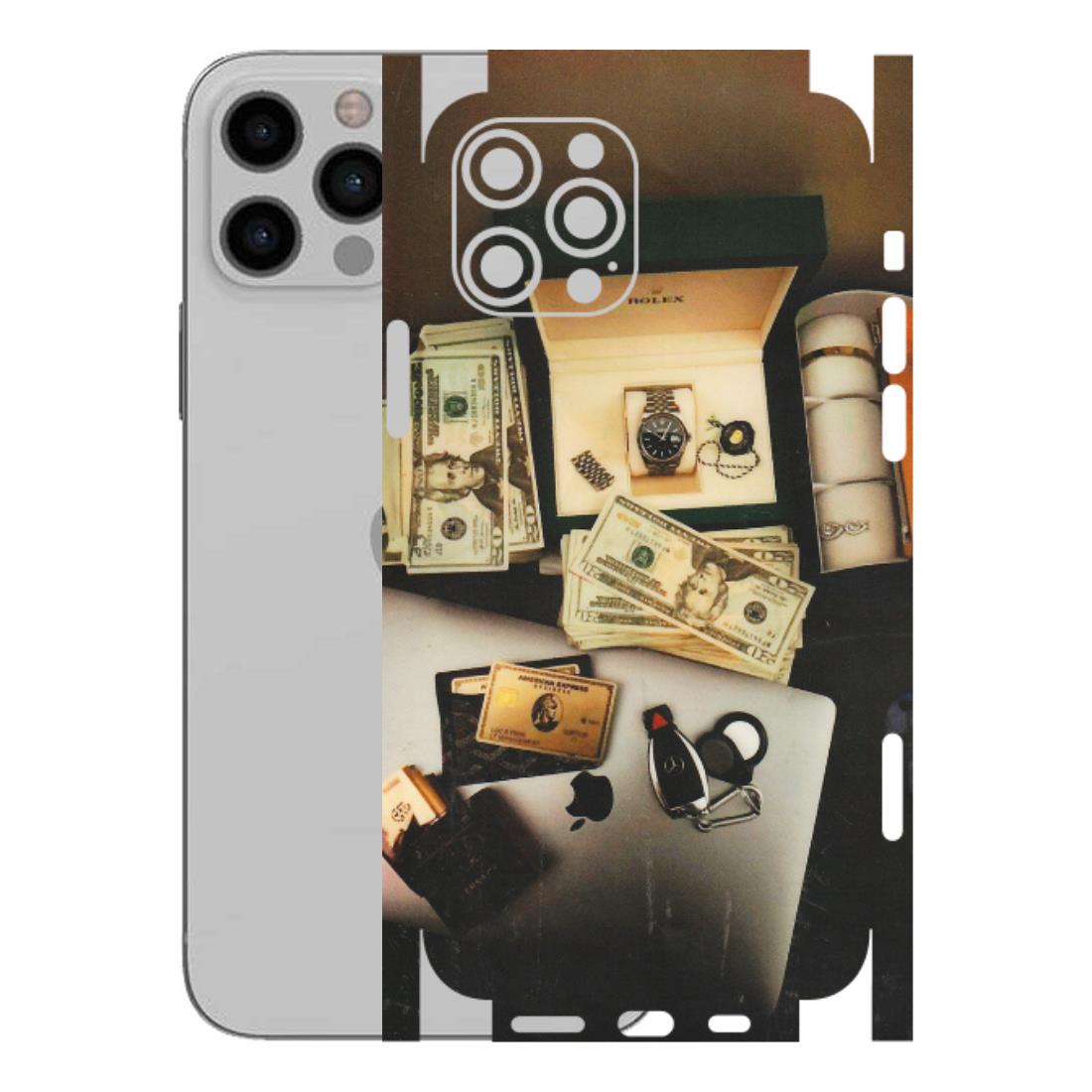 Apple iPhone Skins (All Models) - Luxury Lifestyle - Transparent Finish (T-11) iPhone 12 Pro