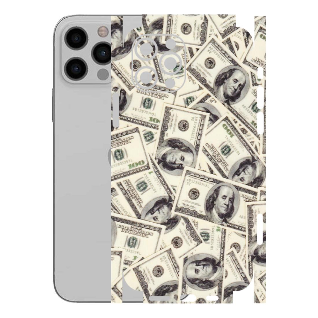 Apple iPhone Skins (All Models) - Dollar Lover - Transparent Finish (T-17) iPhone 12 Pro