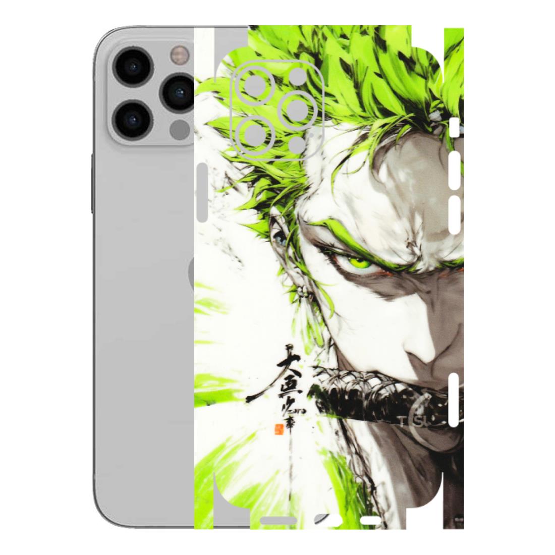 Apple iPhone Skins (All Models) - Roro Taku Anime - Transparent Finish (T-18) iPhone 12 Pro