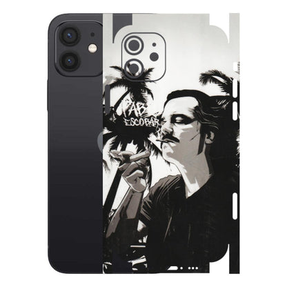 Apple iPhone Skins (All Models) - Pab Escobar - Transparent Finish (T-05) iPhone 12