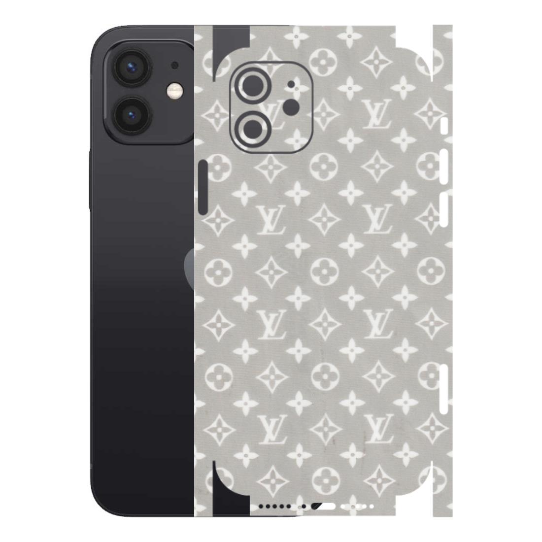 Apple iPhone Skins (All Models) - Luxury Brands Logo - Transparent Finish (T-07) iPhone 12