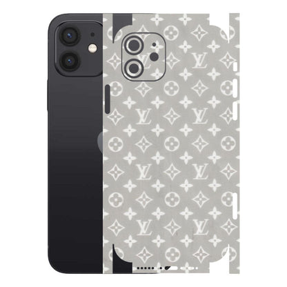 Apple iPhone Skins (All Models) - Luxury Brands Logo - Transparent Finish (T-07) iPhone 12