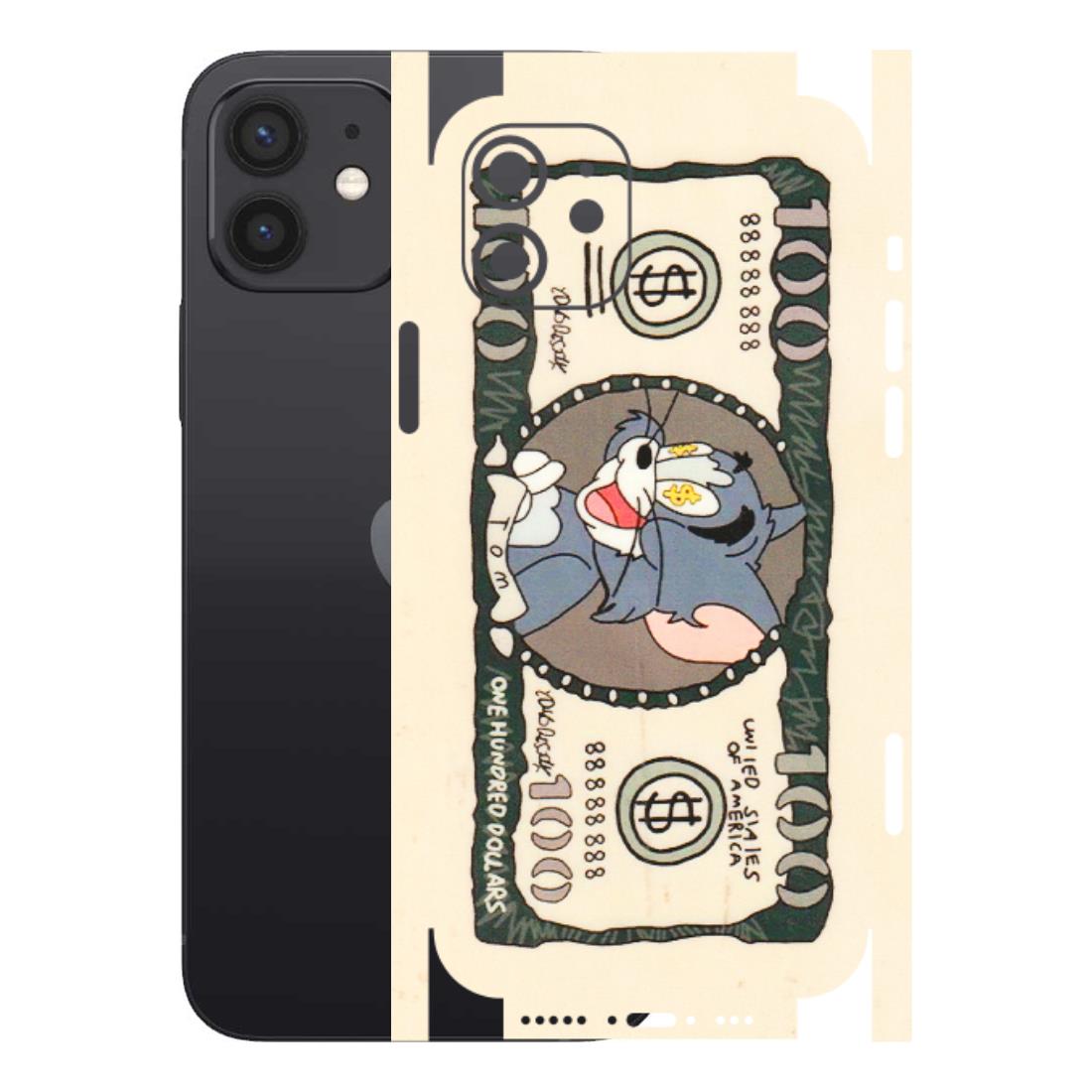 Apple iPhone Skins (All Models) - One Hundred Dollar Tom - Transparent Finish (T-16) iPhone 12