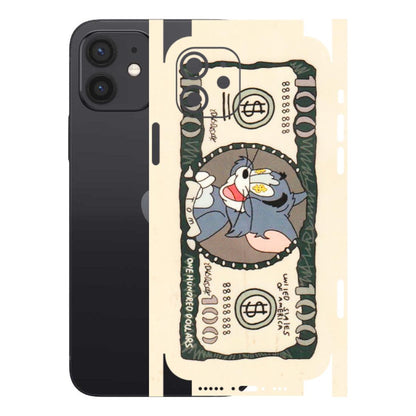 Apple iPhone Skins (All Models) - One Hundred Dollar Tom - Transparent Finish (T-16) iPhone 12