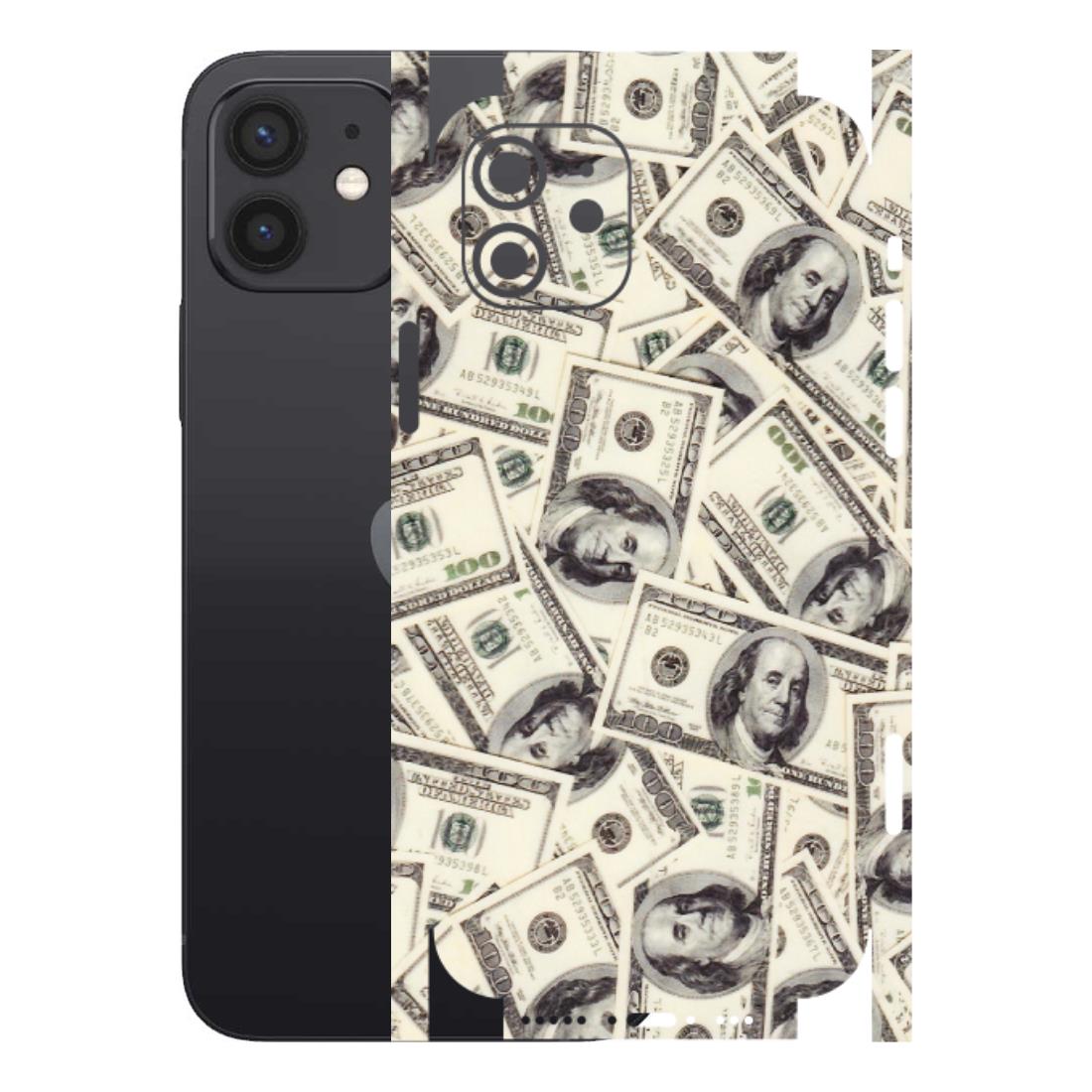 Apple iPhone Skins (All Models) - Dollar Lover - Transparent Finish (T-17) iPhone 12