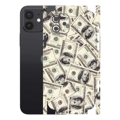Apple iPhone Skins (All Models) - Dollar Lover - Transparent Finish (T-17) iPhone 12