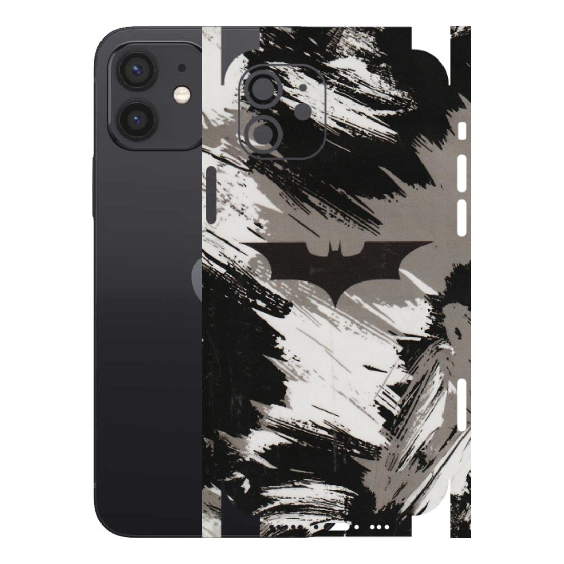 Apple iPhone Skins (All Models) - Batman Fleece DC - Transparent Finish (T-19) iPhone 12