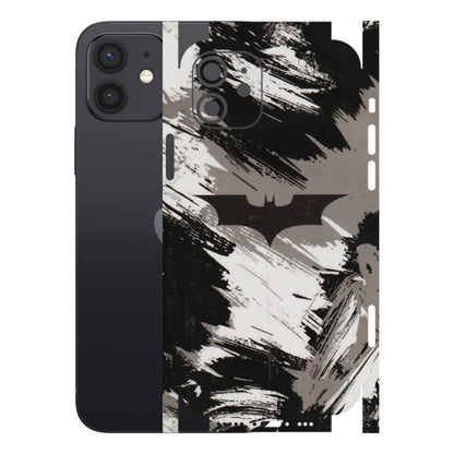 Apple iPhone Skins (All Models) - Batman Fleece DC - Transparent Finish (T-19) iPhone 12