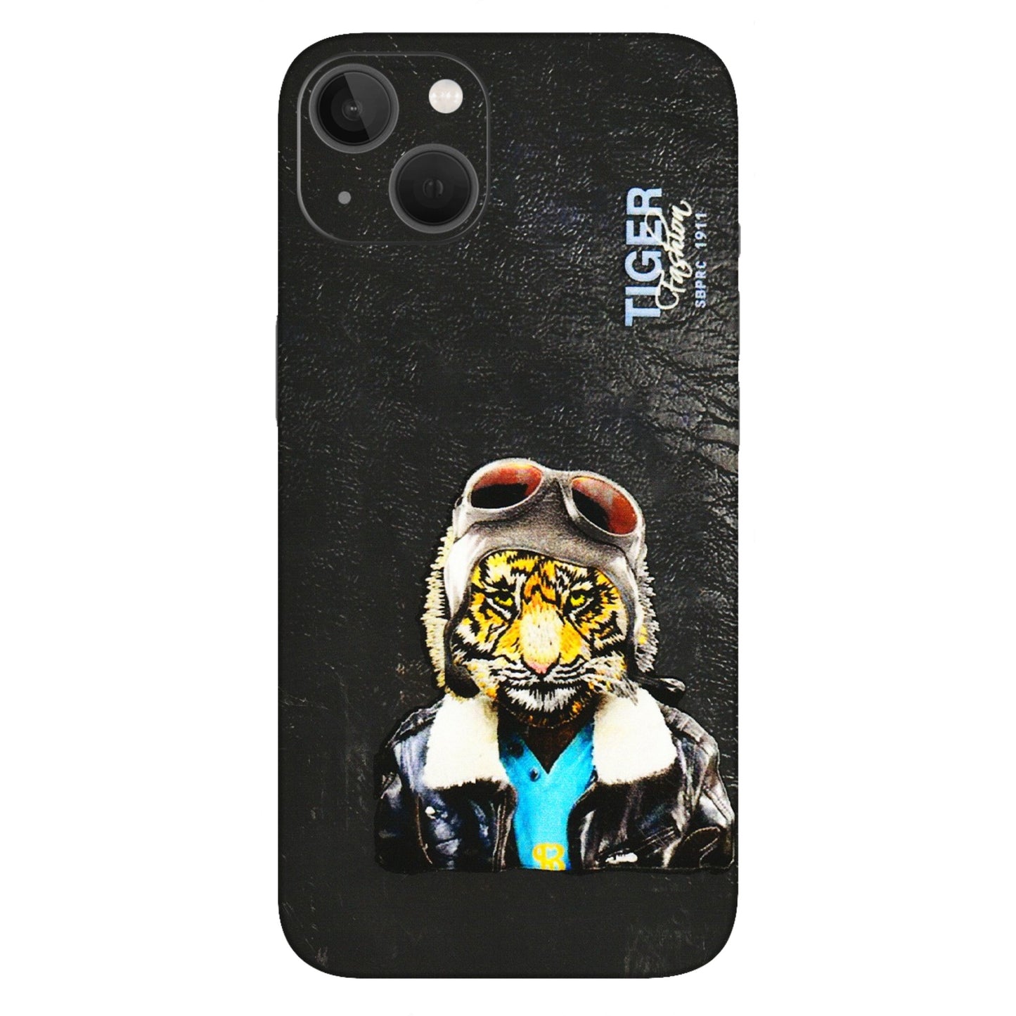 Apple iPhone Skins (All Models) - Rider Tiger - 3D Embossed Finish (L-113) iPhone 13