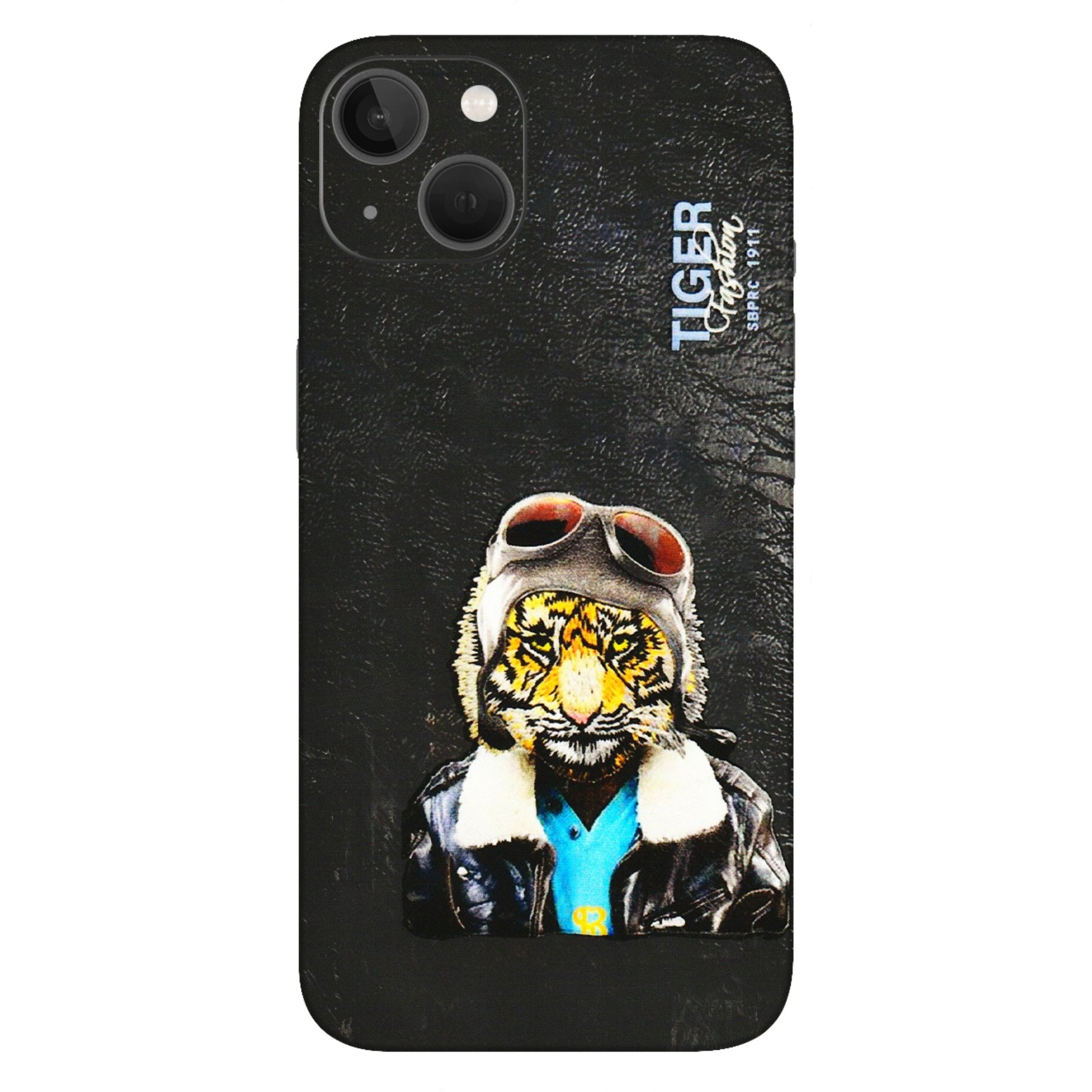 Apple iPhone Skins (All Models) - Rider Tiger - 3D Embossed Finish (L-113) iPhone 13