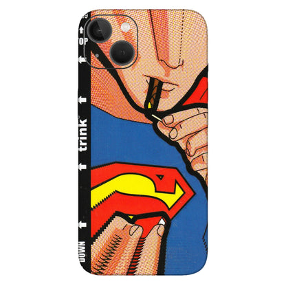 Apple iPhone Skins (All Models) - Superman Sutta - 3D Embossed Finish (L-130) iPhone 13