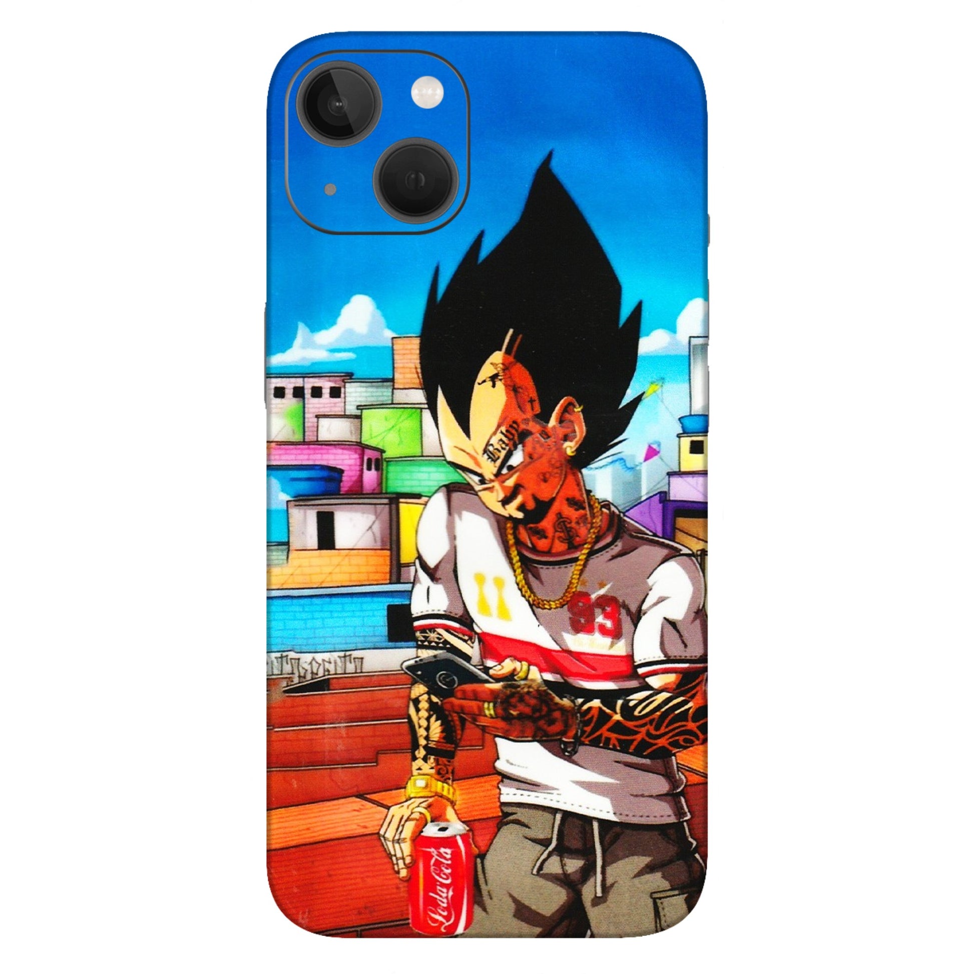 Apple iPhone Skins (All Models) - Vegeta - 3D Embossed Finish (L-136) iPhone 13