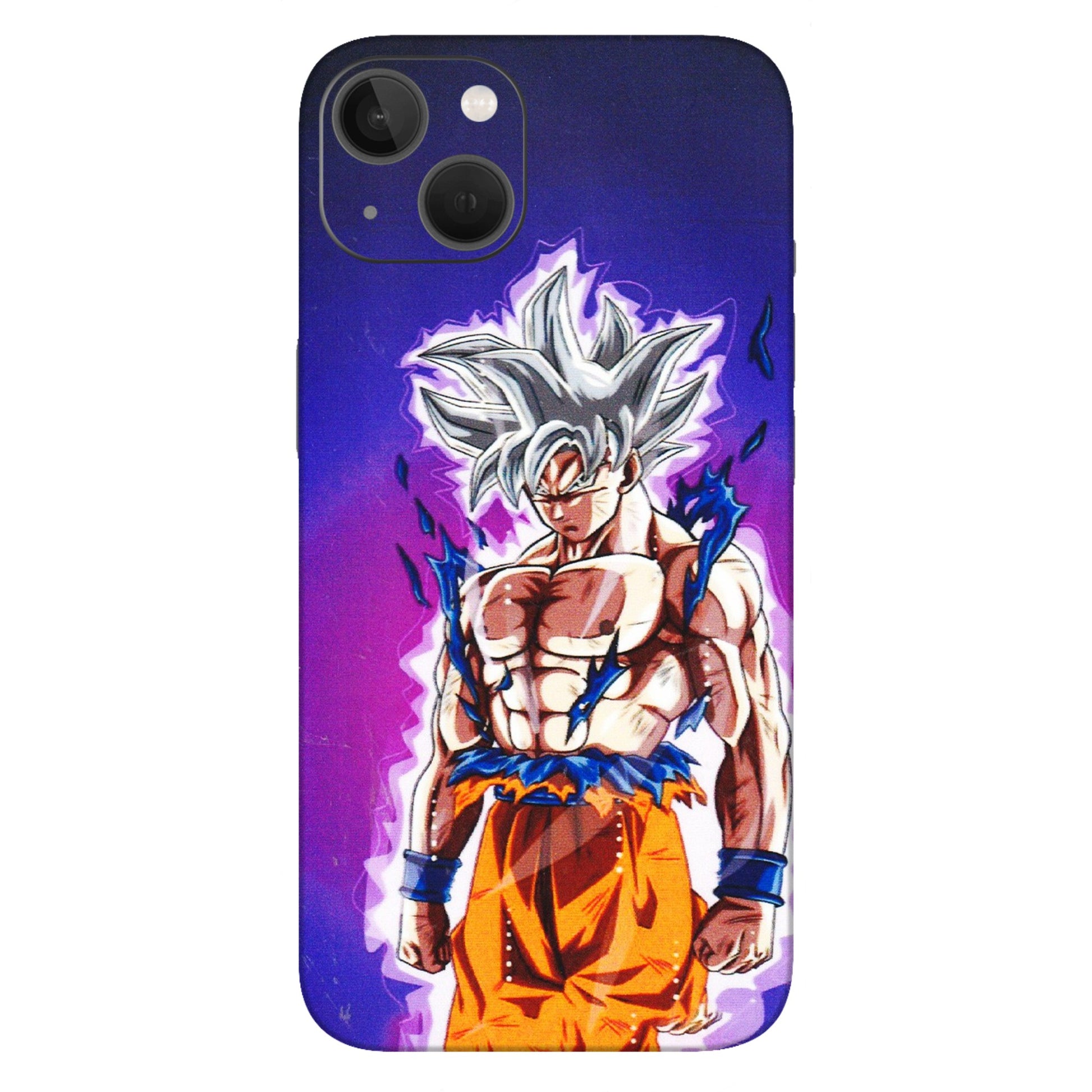 Apple iPhone Skins (All Models) - Goku Purple Anime - 3D Embossed Finish (L-147) iPhone 13