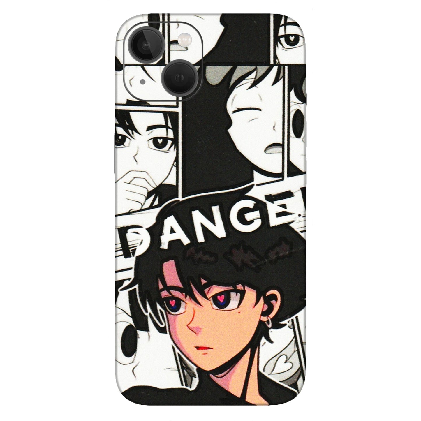 Apple iPhone Skins (All Models) - Danger Anime - 3D Embossed Finish (L-155) iPhone 13