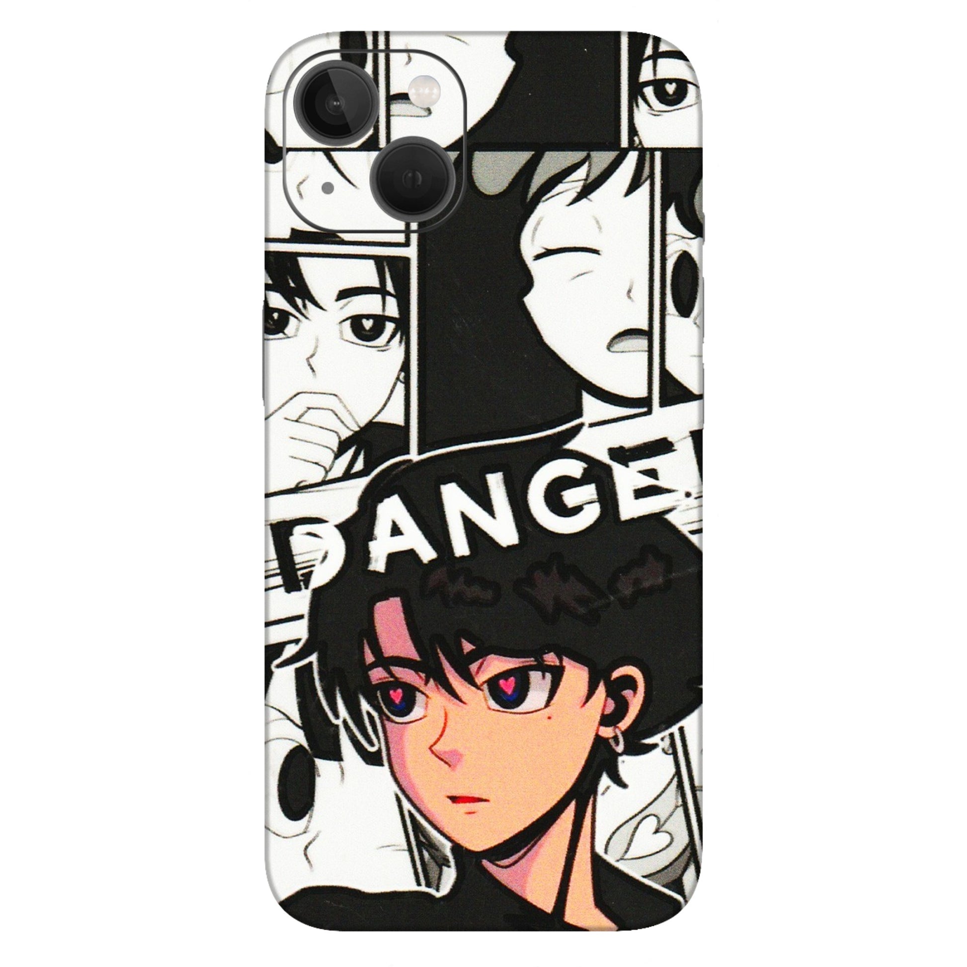 Apple iPhone Skins (All Models) - Danger Anime - 3D Embossed Finish (L-155) iPhone 13