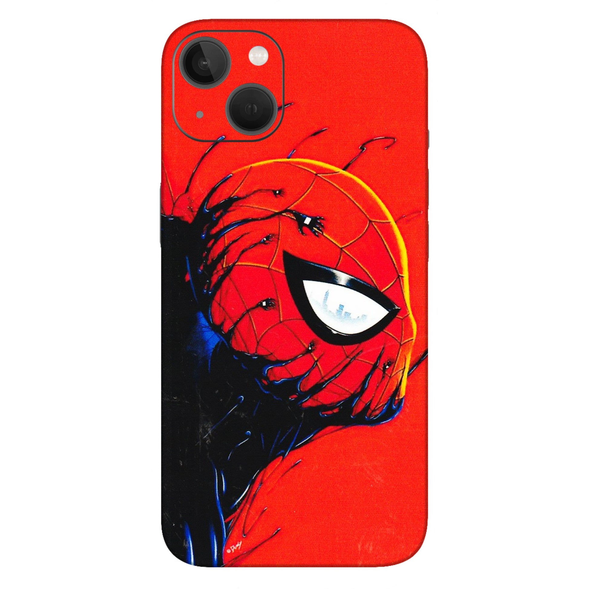Apple iPhone Skins (All Models) - Spiderman Face Venom - 3D Embossed Finish (L-165) iPhone 13