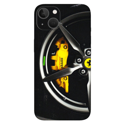 Apple iPhone Skins (All Models) - Ferrari Wheel Alloy - 3D Embossed Finish (L-173) iPhone 13