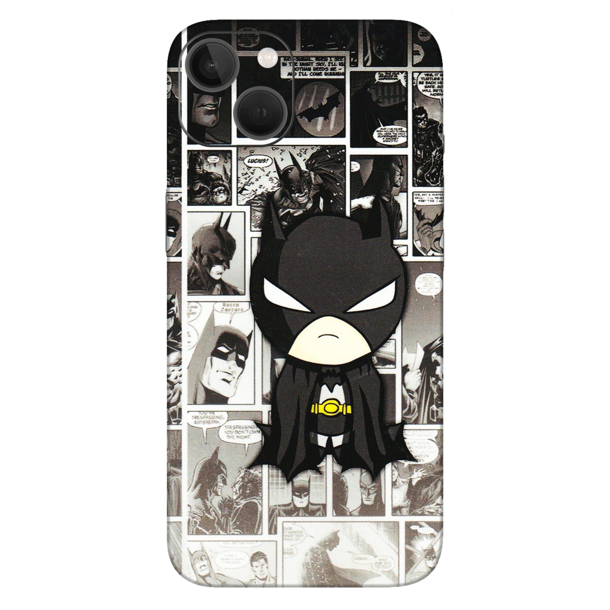 Apple iPhone Skins (All Models) - Toon Batman - 3D Embossed Finish (L-182) iPhone 13
