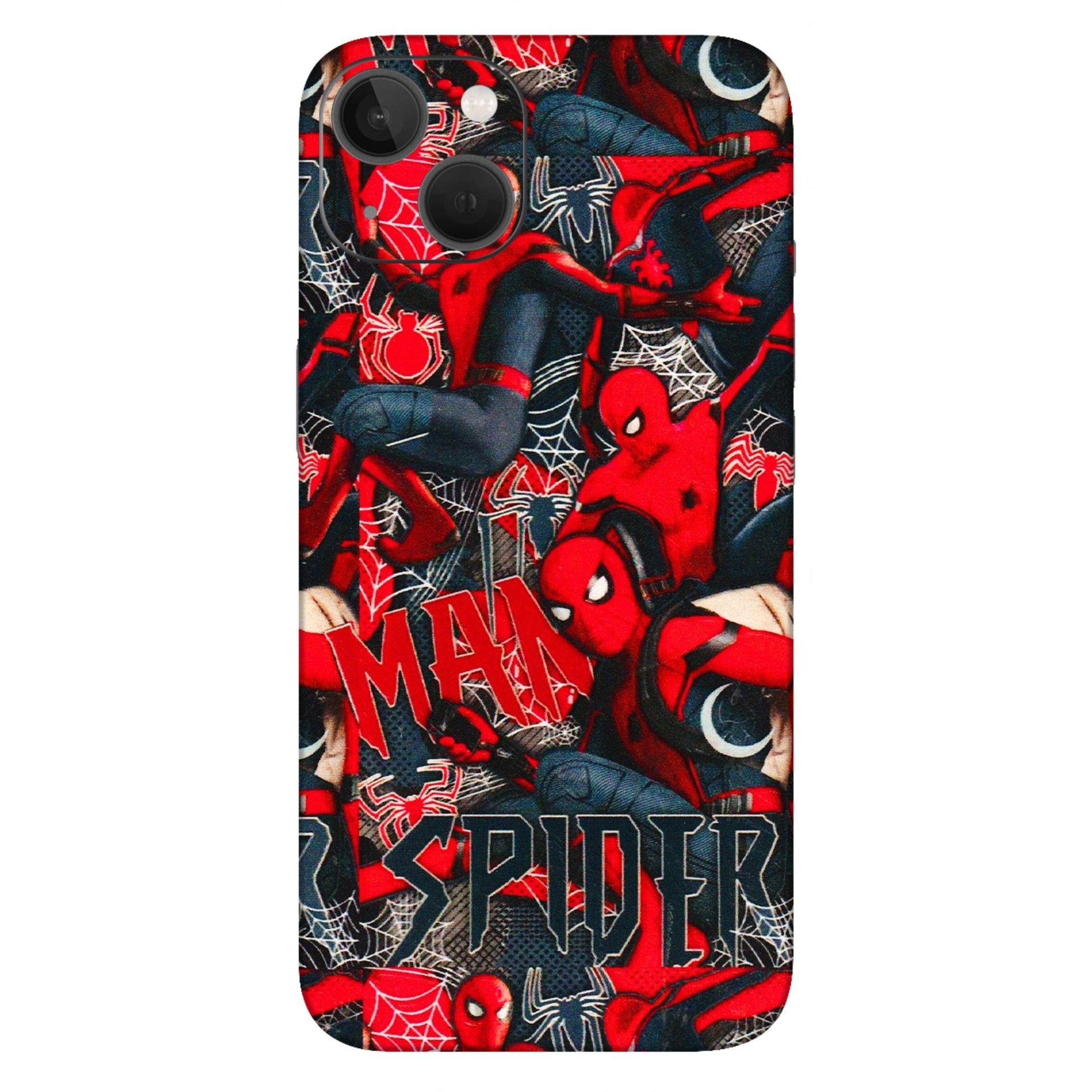 Apple iPhone Skins (All Models) - SpiderMan Cool - 3D Embossed Finish (L-188) iPhone 13
