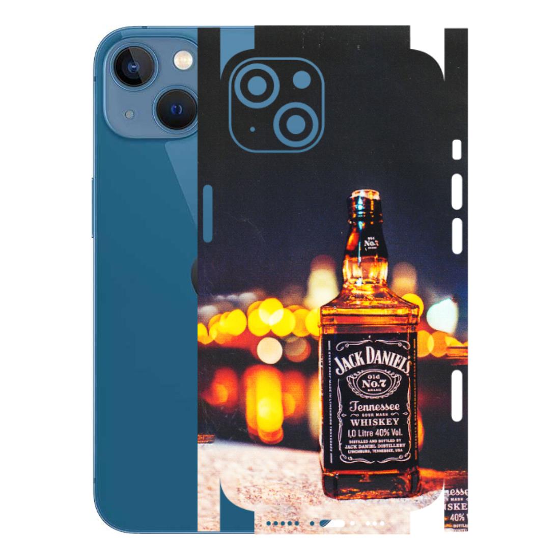 Apple iPhone Skins (All Models) - JD Whiskey Bottle - 3D Embossed Finish (L-20) iPhone 13