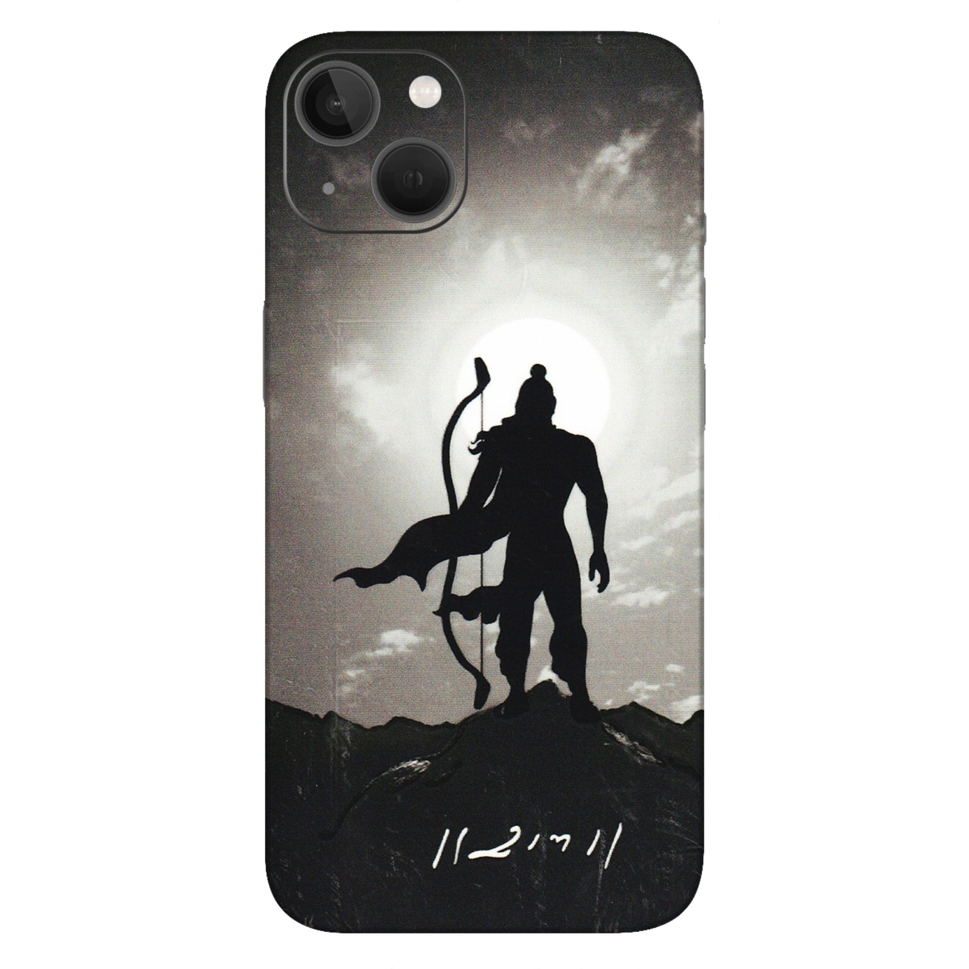 Apple iPhone Skins (All Models) - Jai Siya Ram - 3D Embossed Finish (L-200) iPhone 13