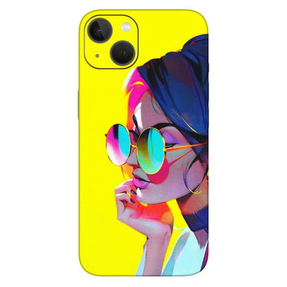 Apple iPhone Skins (All Models) - Bold Stylish Girl - 3D Embossed Finish (L-222) iPhone 13