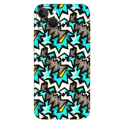 Apple iPhone Skins (All Models) - Funky Zig Zag - 3D Embossed Finish (L-223) iPhone 13