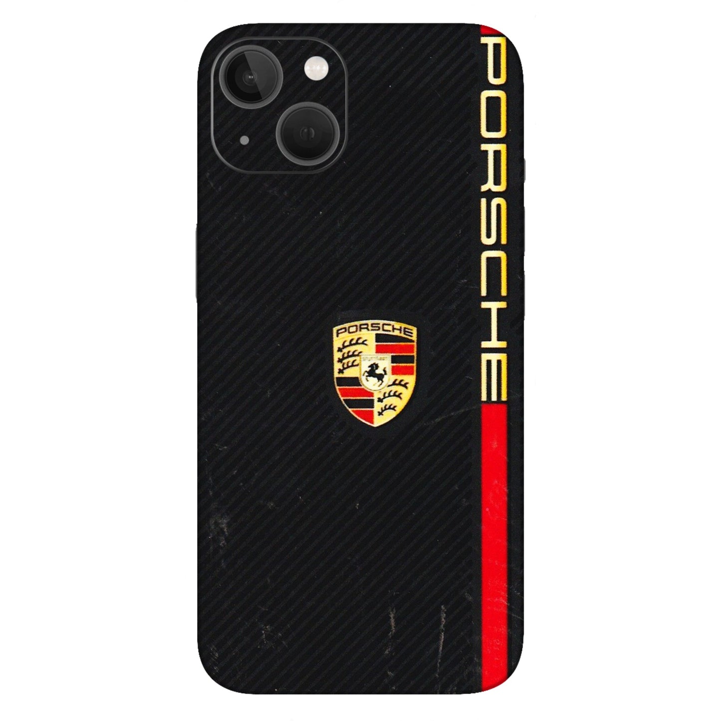 Apple iPhone Skins (All Models) - Premium Porsche - 3D Embossed Finish (L-225) iPhone 13