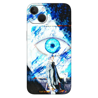 Apple iPhone Skins (All Models) - Gojo Satoru evil eye - 3D Embossed Finish (L-239) iPhone 13