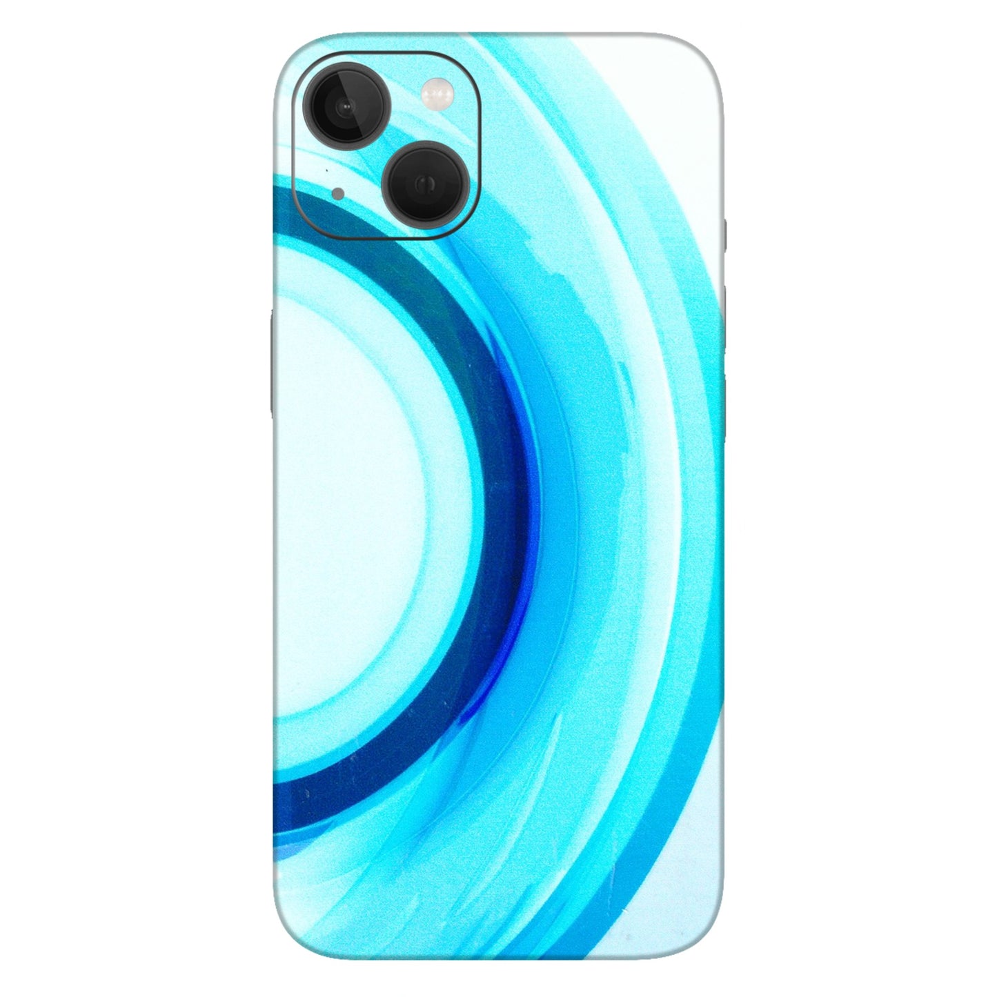 Apple iPhone Skins (All Models) - The Blue Curve - 3D Embossed Finish (L-244) iPhone 13
